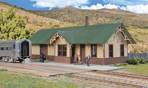 Walthers 933-4057 Union Pacific(R)-Style Depot  (Scale=HO) Cornerstone Part#933-4057