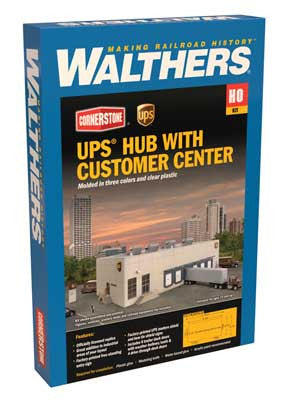 933-4110  UPS(R) Hub with Customer Center  (Scale=HO) Cornerstone Part#933-4110