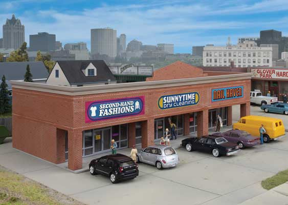 Walthers 933-4115 Modern Shopping Center I HO Scale