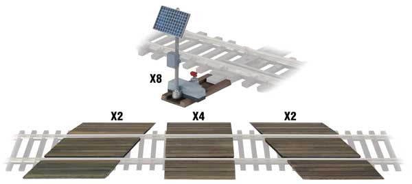 Walthers 933-4124 Intermodal Yard Details HO Scale