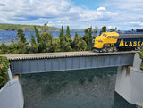 Walthers 933-4508 90' Single-Track Railroad Deck Girder Bridge - Kit  (Scale=HO) Cornerstone Part#933-4508