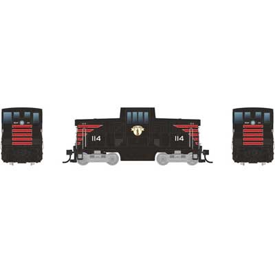 Rapido 48505 GE 44 Tonner B&M Boston & Maine #115 (black, red, Minuteman Logo) with DCC & Sound HO Scale