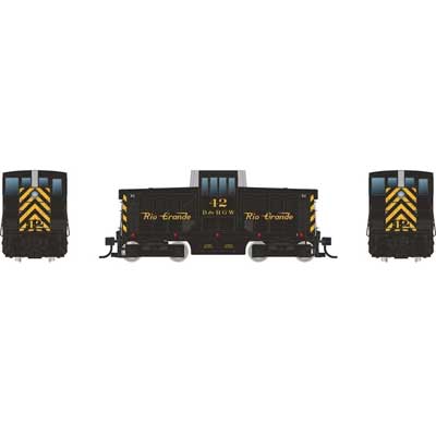 Rapido 48513 GE 44 Tonner D&RGW Rio Grande #42 (black, yellow) with DCC & Sound HO Scale