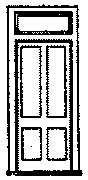 Image for 300-5058 Door w/f-tran DRGW sta 3/