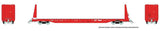 Rapido 147001 Marine Industries Bulkhead Flatcar CP Canadian Pacific (Action Red) #317000 HO Scale