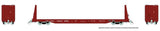Rapido 147004 Marine Industries Bulkhead Flatcar CP Canadian Pacific (International Scheme, Mineral Brown) #621012 HO Scale