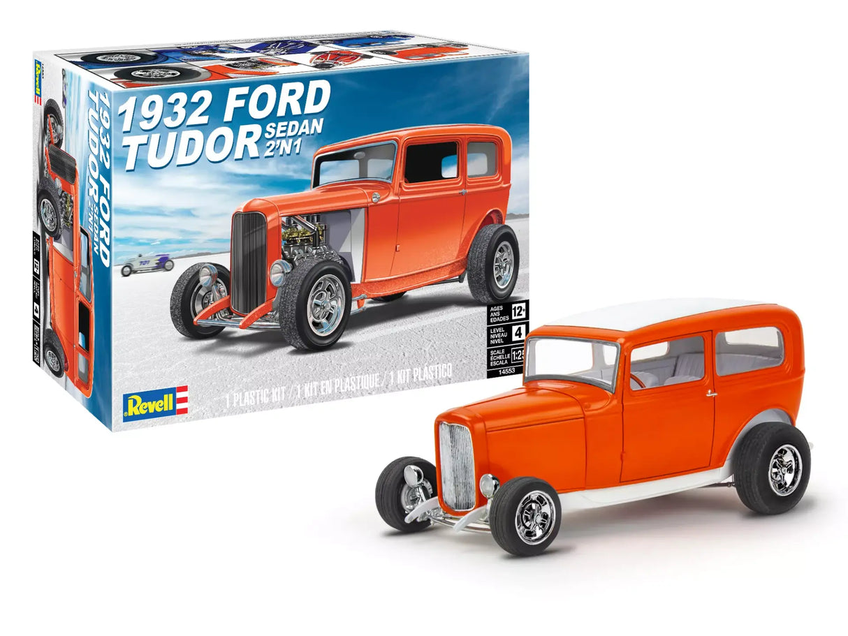 Revell 14553 1932 Ford Tudor Sedan 2'N1 1/25 Scale Model Kit