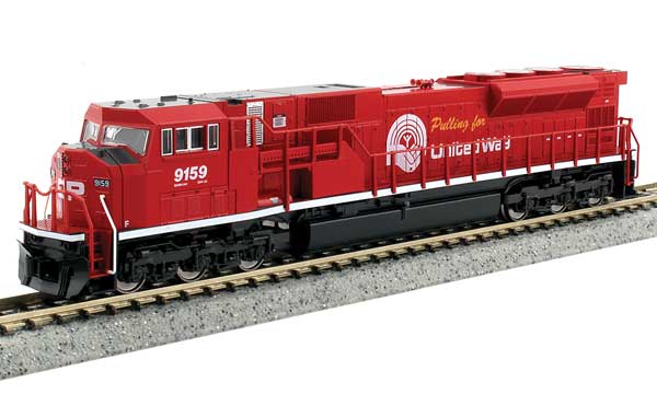 Kato 176-5628 EMD SD90/43MAC CP #9159 (United Way Commemorative, red, white) Standard DC N Scale