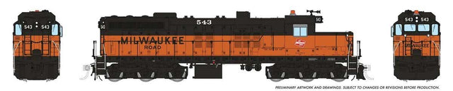 Image for 606-50230 EMD SD10 DC MILW 543