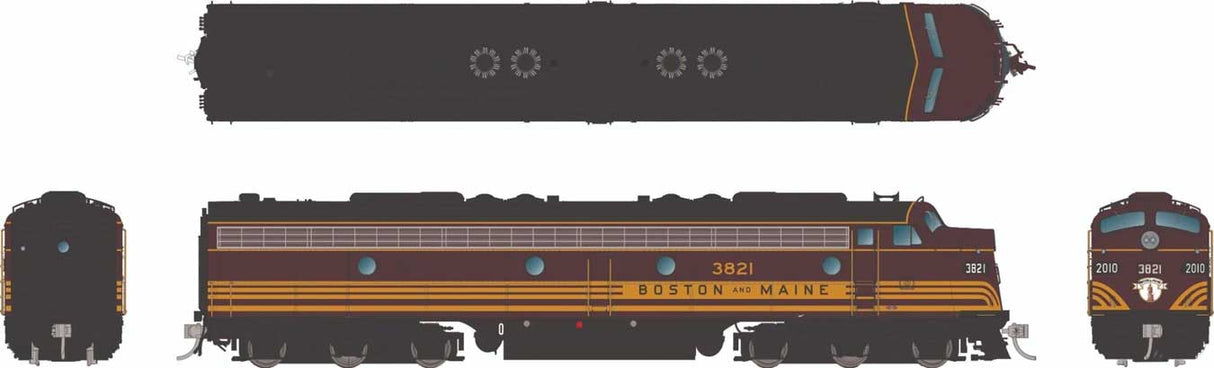 Image for 606-28576 EMD E8A DCC B&M 3821