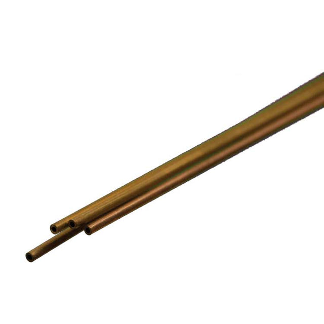 Image for 370-9830 Wall Brass Tube 1mm X.225