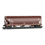 Micro-Trains 983 00 237 3-Bay Covered Hoppers - ATSF 4-Car Runner Pack #237 N Scale