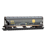 Micro-Trains 983 05 097 3-Bay Covered Hoppers - KCS Weathered 3-Pack N Scale