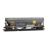 Micro-Trains 983 05 097 3-Bay Covered Hoppers - KCS Weathered 3-Pack N Scale