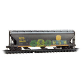 Micro-Trains 983 05 097 3-Bay Covered Hoppers - KCS Weathered 3-Pack N Scale