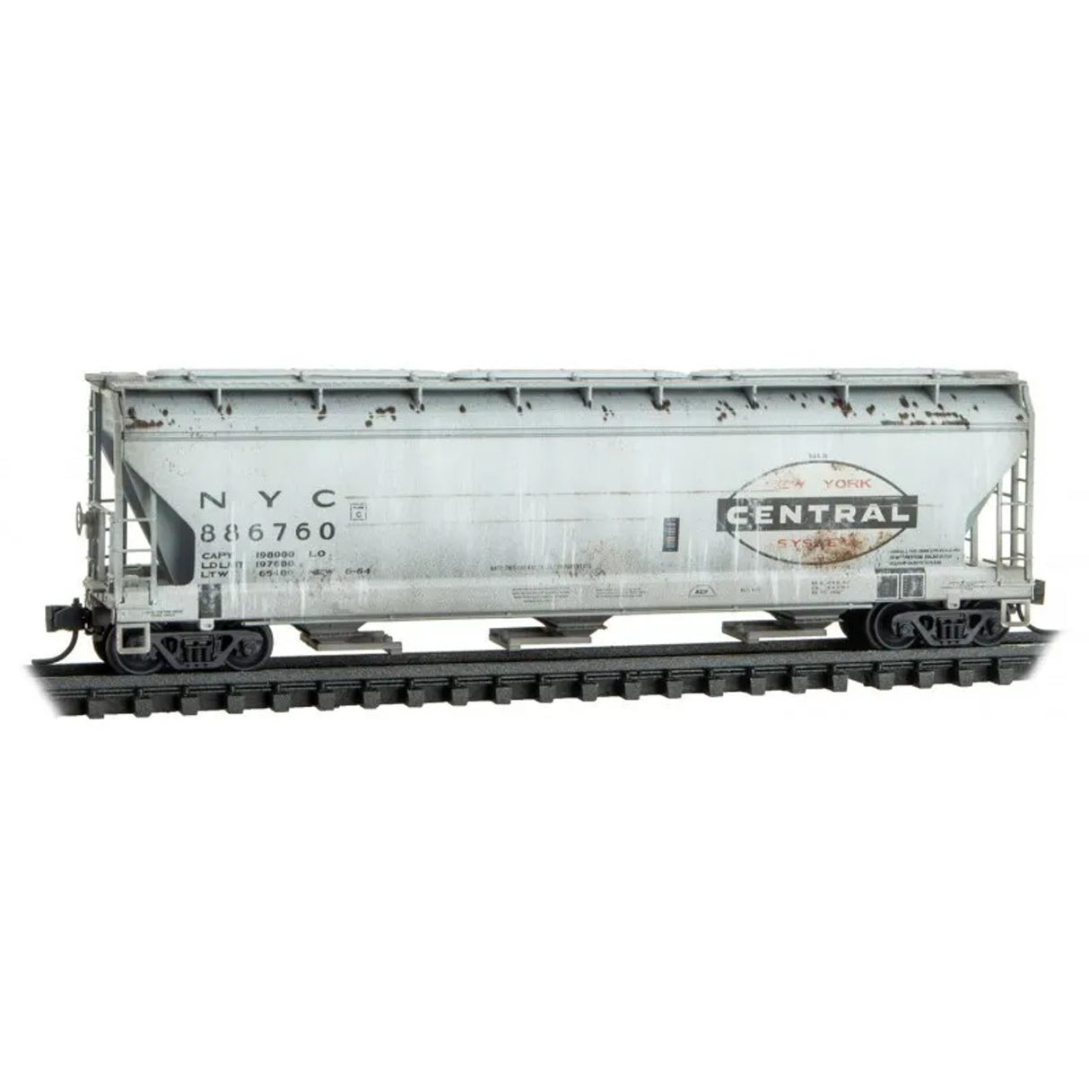 Micro-Trains 983 05 061 Conrail/ex-PC Hopper weathered 2-pk Jewel Case N Scale