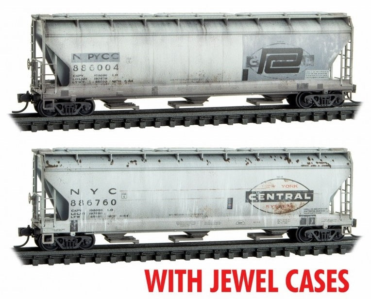 Micro-Trains 983 05 061 Conrail/ex-PC Hopper weathered 2-pk Jewel Case N Scale