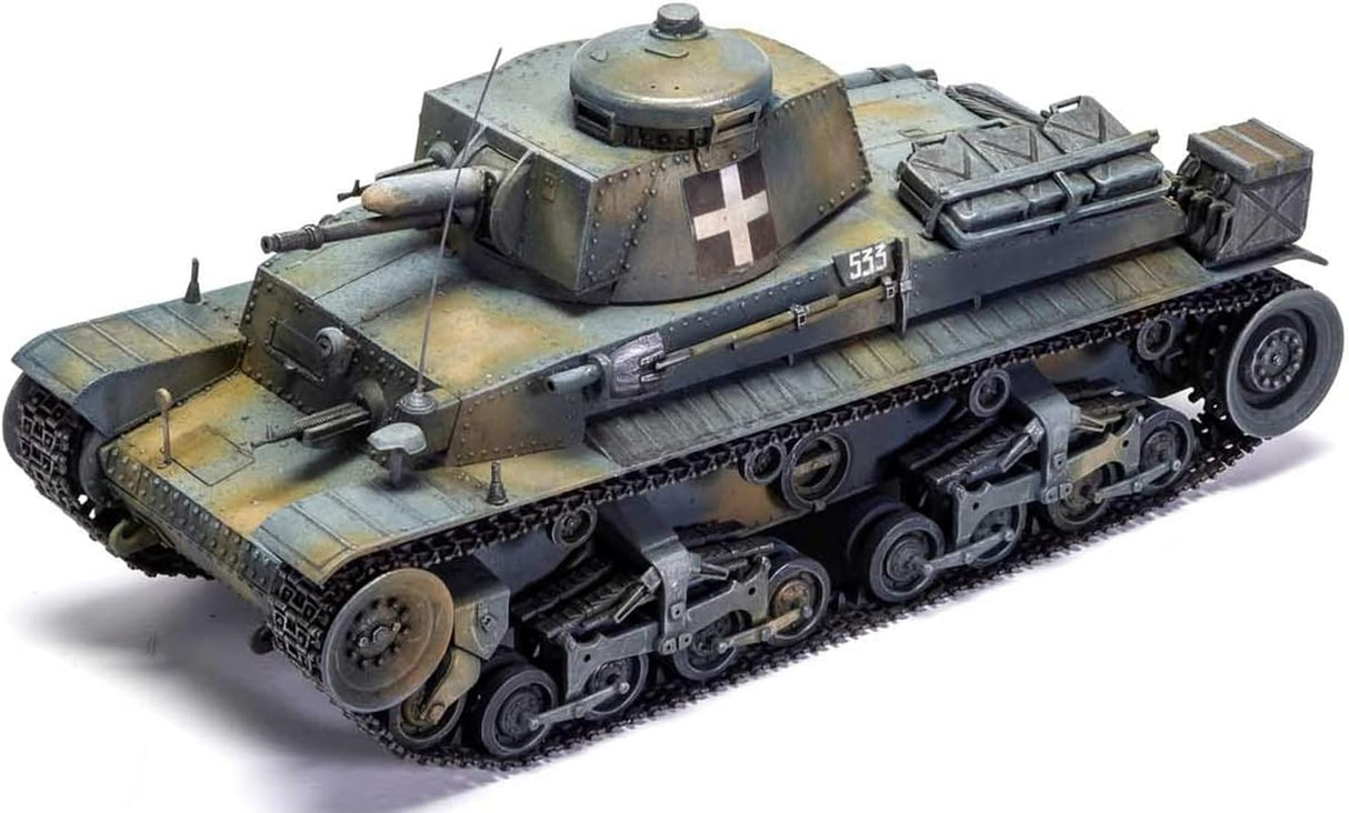Airfix A1362 German Light Tank Pz.Kpfw.35(t) 1:35 WWII Military Tank Plastic Model Kit