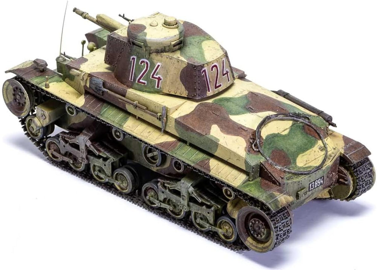 Airfix A1362 German Light Tank Pz.Kpfw.35(t) 1:35 WWII Military Tank Plastic Model Kit