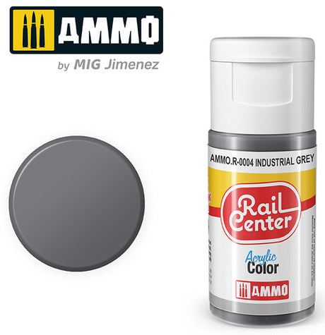 AMMO R0004 Industrial Gray (15 ML) Acrylic Paints By Mig Jimenez
