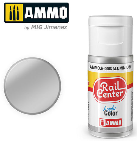 AMMO R0008 Aluminium (15 ML) Acrylic Paints By Mig Jimenez