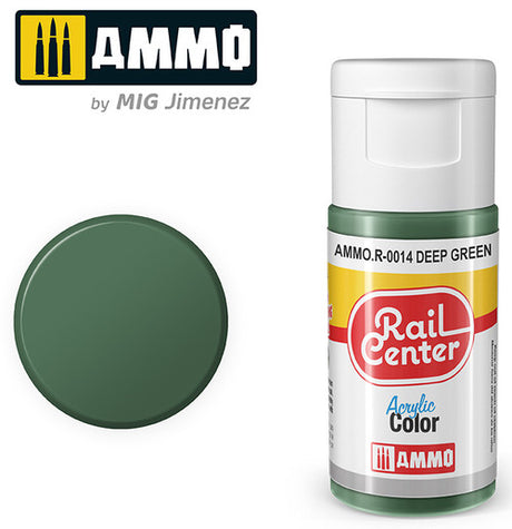 AMMO R0014 Deep Green (15 ML) Acrylic Paints By Mig Jimenez