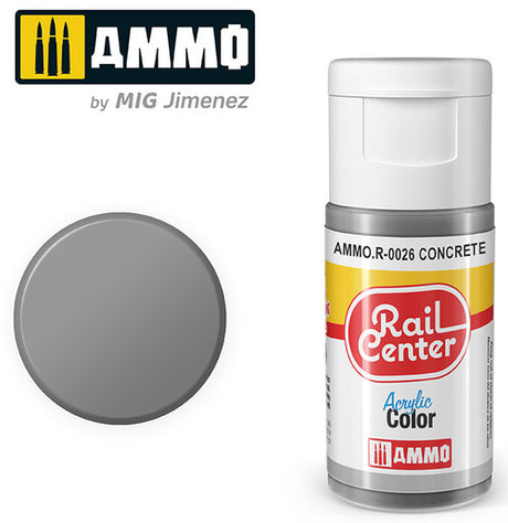 AMMO R0026 Concrete (15 ML) Acrylic Paints By Mig Jimenez