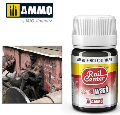 AMMO R2005 Soot Wash (35 ML)) Acrylic Paints By Mig Jimenez