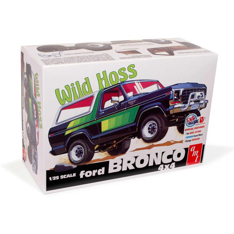 AMT 1304 1978 Ford Bronco 4x4 Wild Hoss 1/25 Scale Model Kit