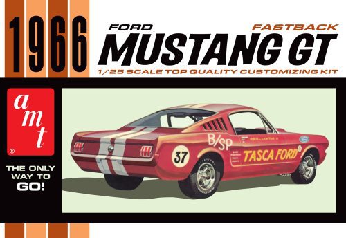 AMT 1305 1966 Ford Mustang GT 1/25 Scale Model Kit