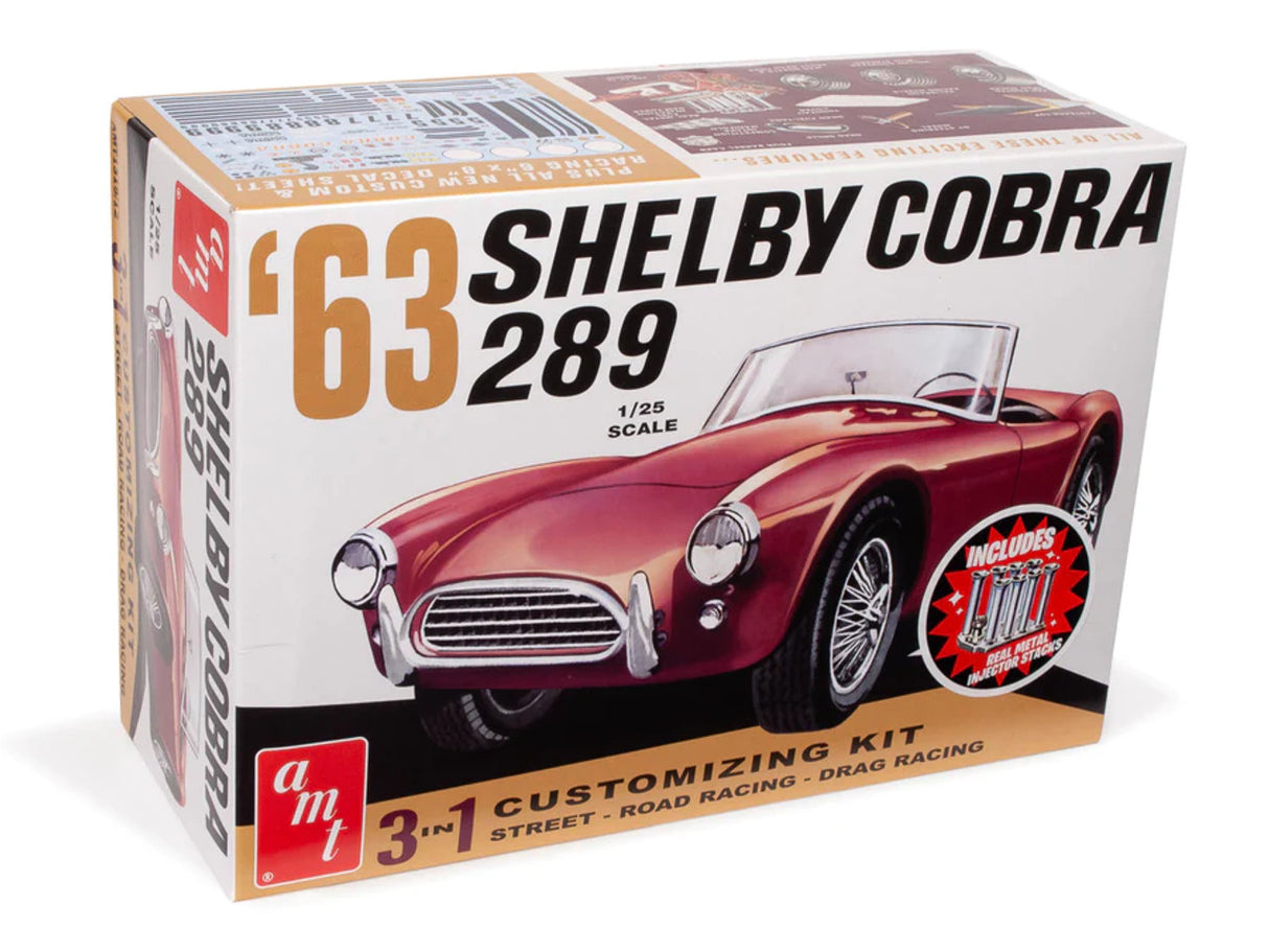 AMT 1319 1963 Shelby Cobra 289 1/25 Scale Model Kit