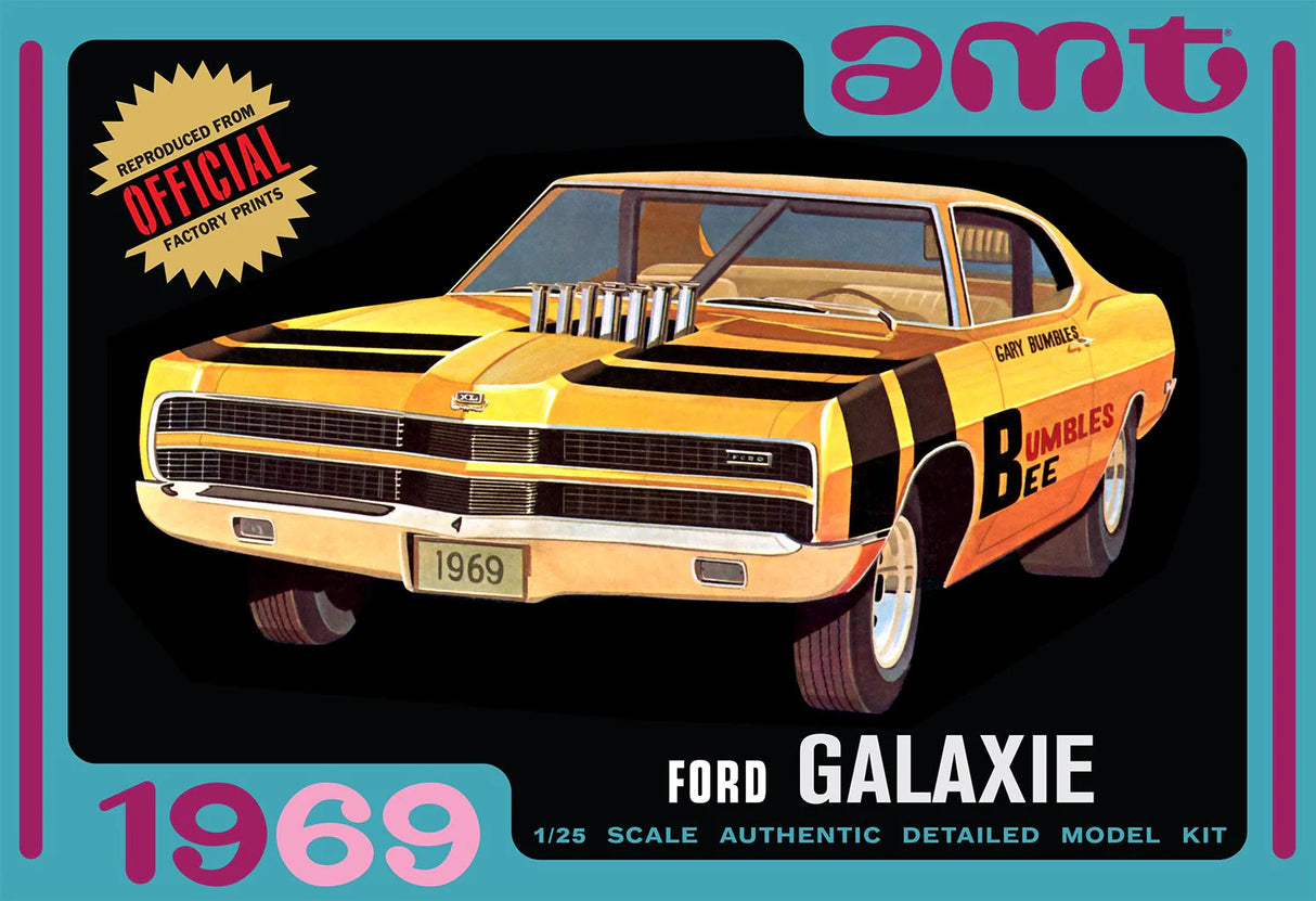 AMT 1373 1969 Ford Galaxie 1/25 Scale Model Kit