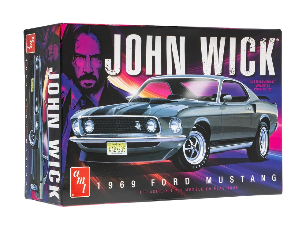 AMT 1454 1969 Ford Mustang John Wick 1:25 Scale