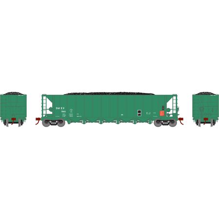Athearn ATH-1126 Ortner 5-Bay Rapid Discharge Hopper, SMEX #7810 HO Scale