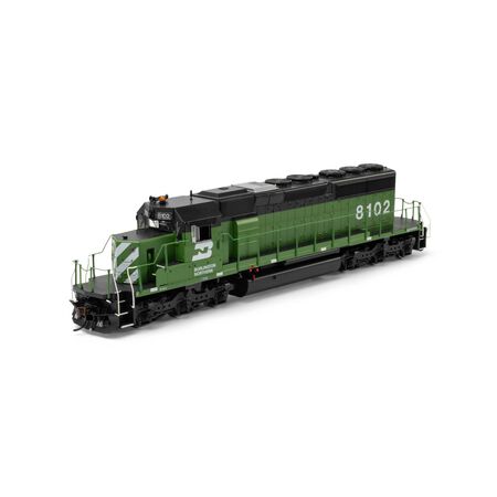 Athearn ATH-1264 EMD SD40-2 Locomotive with DCC & Sound, BN Burlington Northern #8102 HO Scale