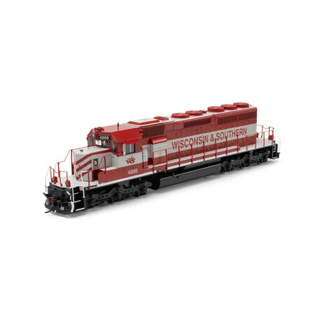 Athearn ATH-1265 EMD SD40-2 Locomotive with DCC & Sound, WAMX Wisconsin & Southern#4009 HO Scale