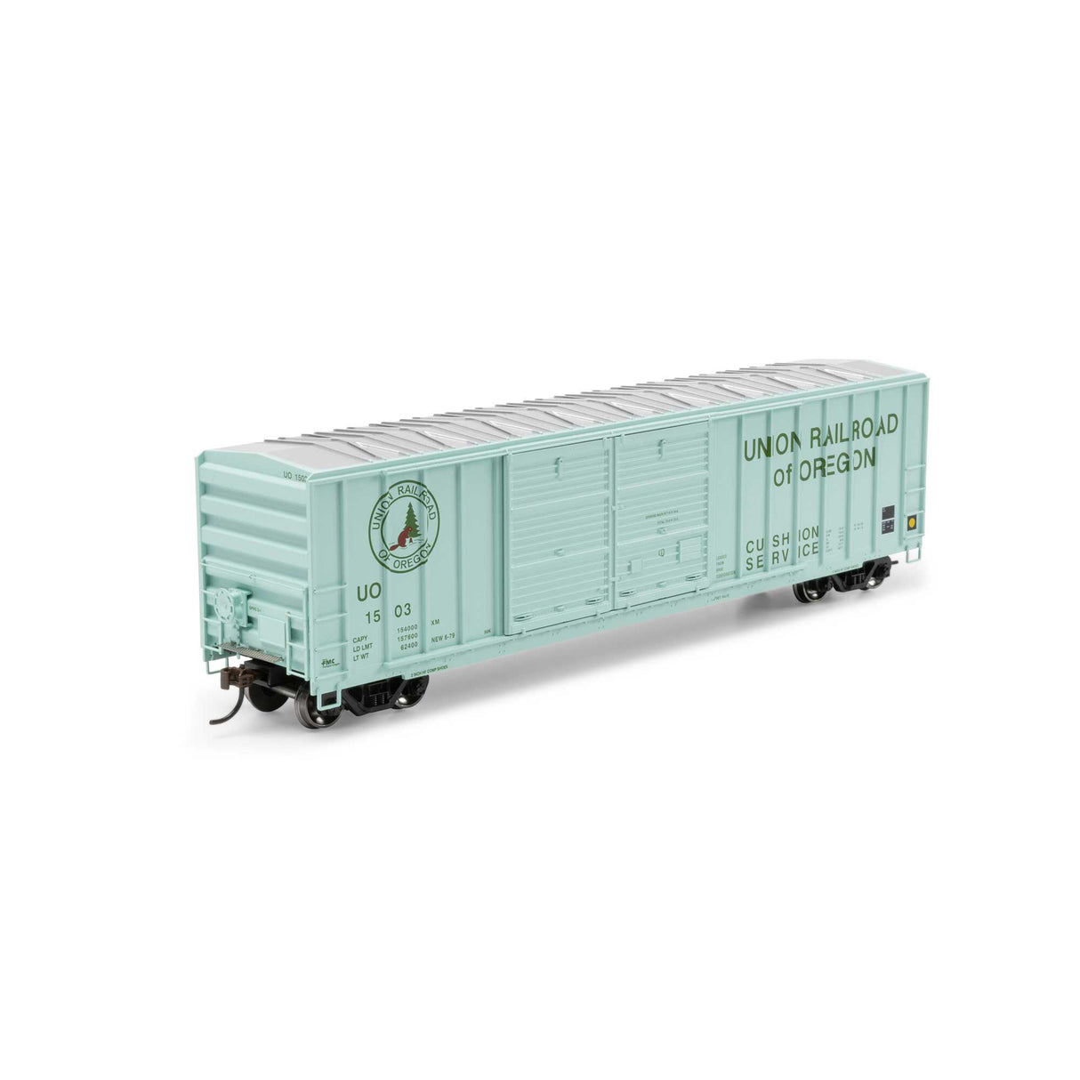 Athearn ATH-1744 50' FMC 5077 DD Offset Box Car, UO #1503 HO Scale
