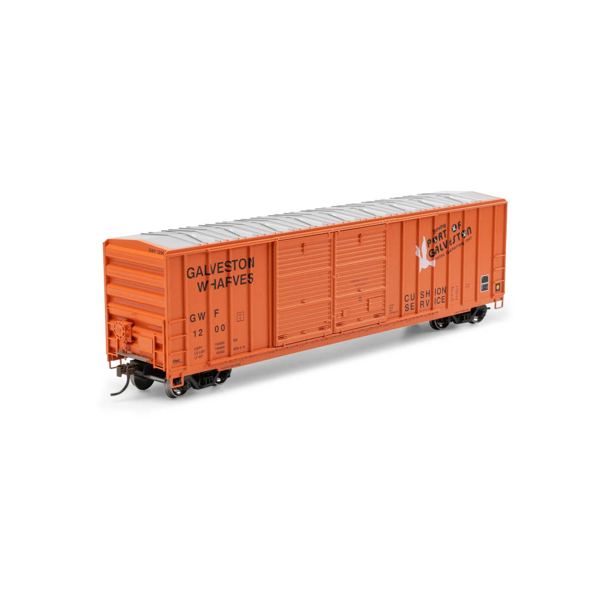 Athearn ATH-1748 50' FMC 5077 DD Offset Box Car, GWF #1200 HO Scale