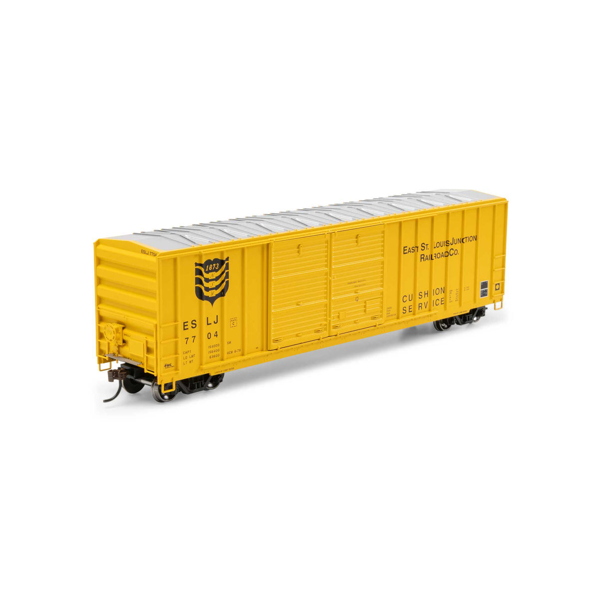 Athearn ATH-1749 50' FMC 5077 DD Offset Box Car, ESLJ #7704 HO Scale