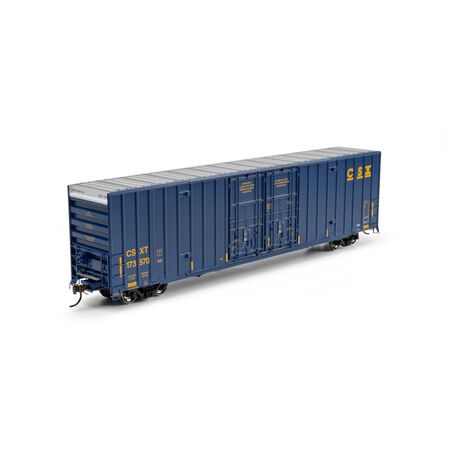 Athearn ATH-2276 60' Gunderson High Cube Double Door Box Car, CSXT #173570 HO Scale