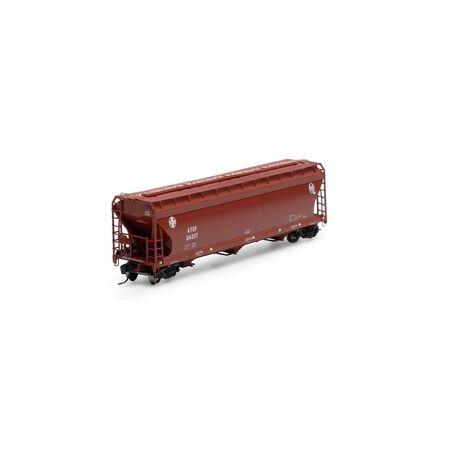 Athearn ATHGN12945 ACF 4600 3-Bay Center Flow Hopper, ATSF Santa Fe #314337 N Scale