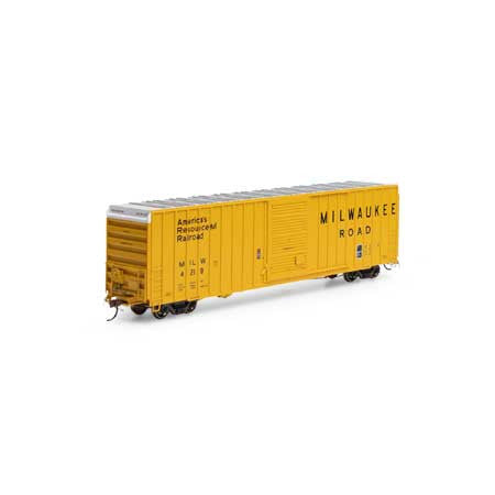 Athearn ATH16115 60' Hi-Cube Ex-Post Box, MILW Milwaukee Road #4219 HO Scale