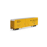 Athearn ATH16116 60' Hi-Cube Ex-Post Box, MILW Milwaukee Road #4220 HO Scale