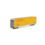 Athearn ATH16119 60' Hi-Cube Ex-Post Box, Union Pacific UP/Yellow #560236 HO Scale