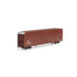 Athearn ATH16121 60' Hi-Cube Ex-Post Box, Union Pacific UP/Brown #560310 HO Scale