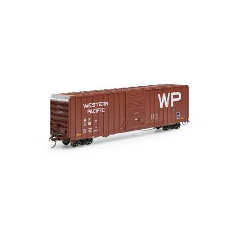 Athearn ATH16124 60' Hi-Cube Ex-Post Box, Western Pacific WP #3151 HO Scale