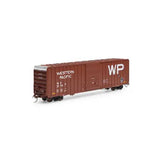 Athearn ATH16125 60' Hi-Cube Ex-Post Box, Western Pacific WP #3174 HO Scale