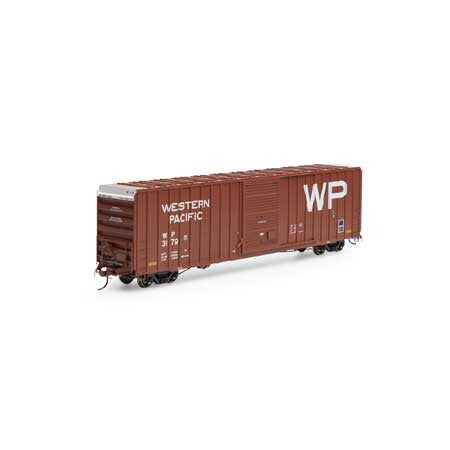 Athearn ATH16126 60' Hi-Cube Ex-Post Box, Western Pacific WP #3179 HO Scale