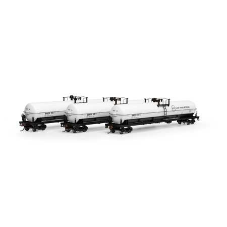 Athearn ATH16277 62' Tank Car AMPX 3 Pack HO Scale