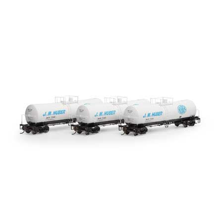 Athearn ATH16369 16,000-Gallon Clay Slurry Tank, JMXH Set #1 3 Pack HO Scale